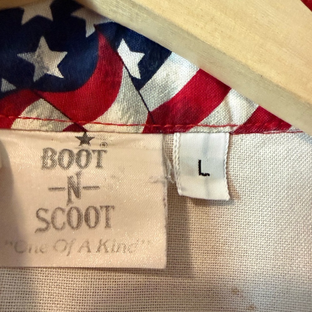 Boot n Scoot American Flag Western Shirt - Picture 9 of 10